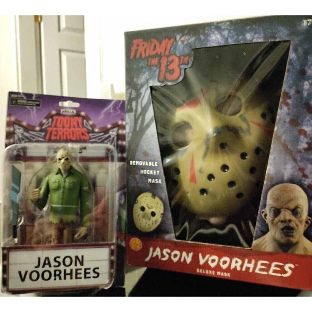 Jason Voorhees Halloween Costume Jason Voorhees Hockey Mask FREE NECA Figure
